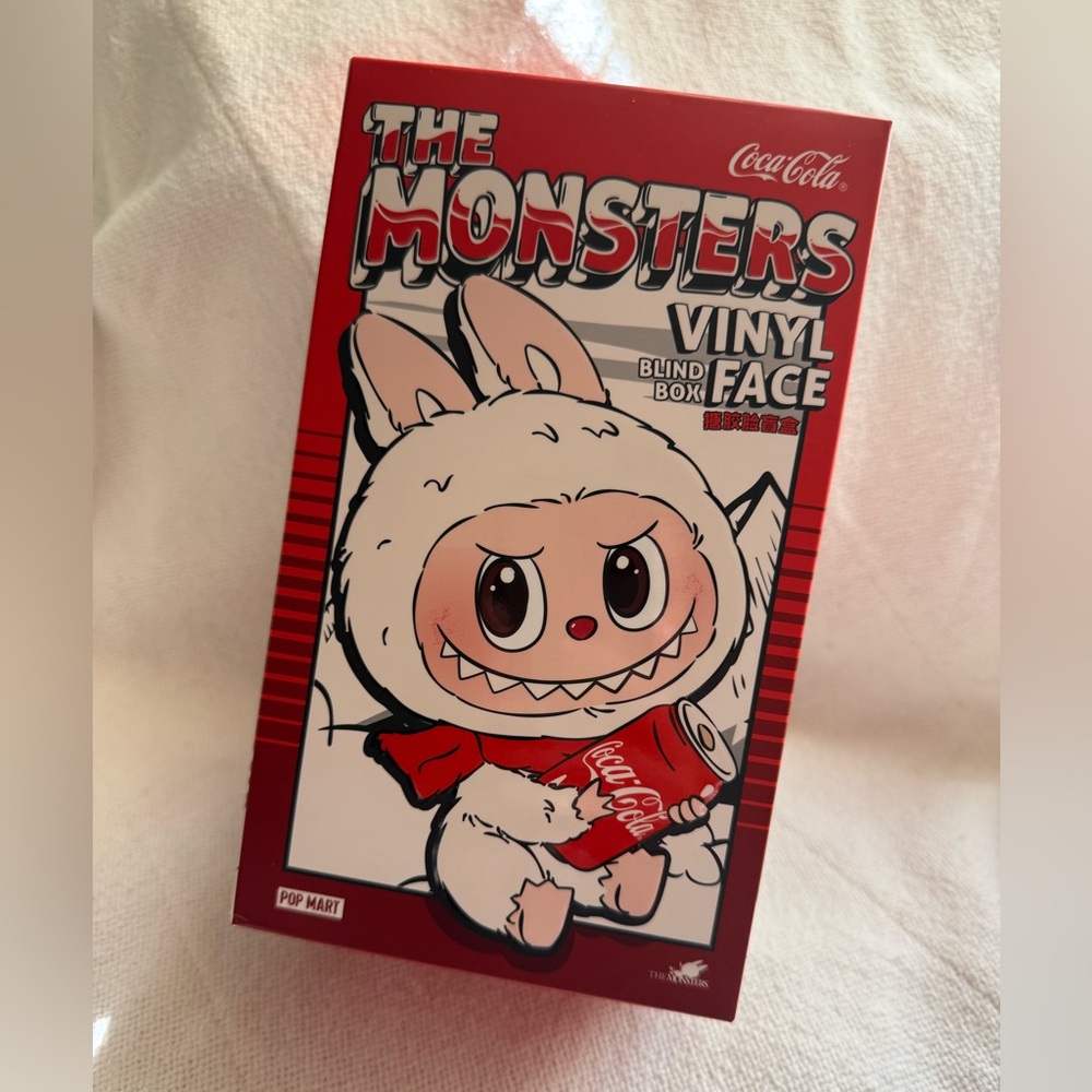 Authentic Labubu - Coca-Cola The Monsters Vinyl Face Figure